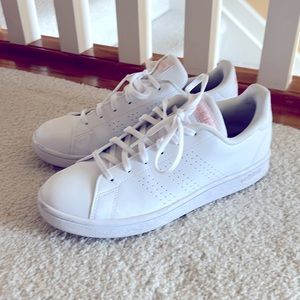 Adidas women’s white sneakers